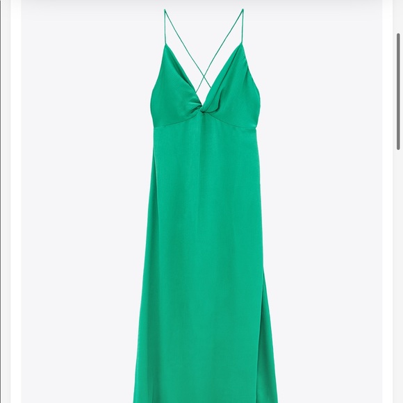 Zara | Dresses | Zara Knotted Slip 
